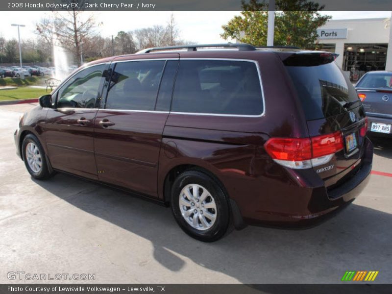 Dark Cherry Pearl / Ivory 2008 Honda Odyssey EX