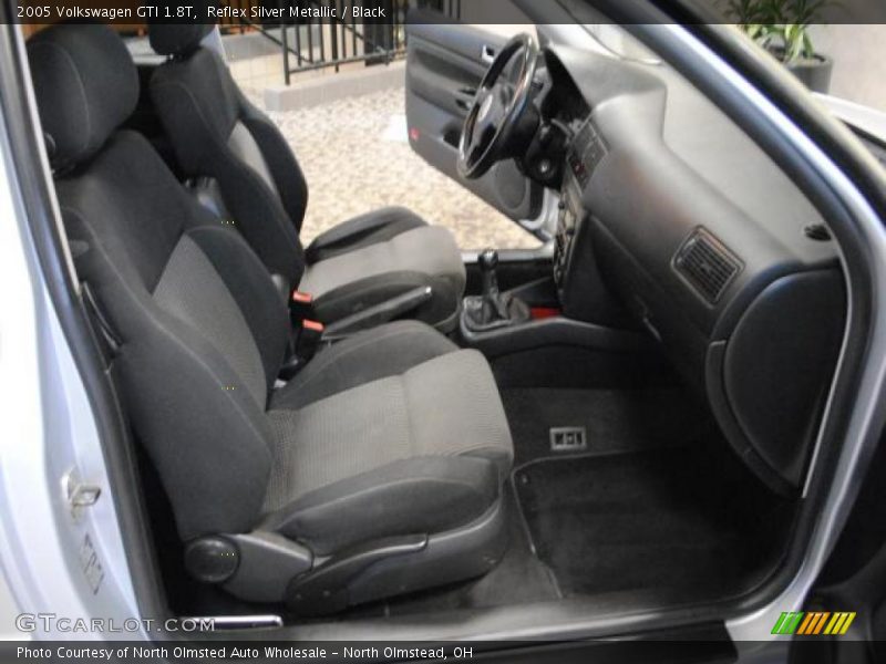Reflex Silver Metallic / Black 2005 Volkswagen GTI 1.8T