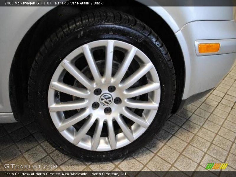 Reflex Silver Metallic / Black 2005 Volkswagen GTI 1.8T