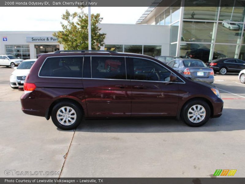 Dark Cherry Pearl / Ivory 2008 Honda Odyssey EX