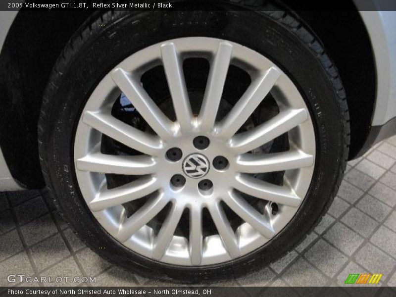 Reflex Silver Metallic / Black 2005 Volkswagen GTI 1.8T