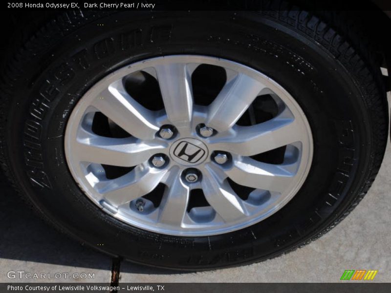 Dark Cherry Pearl / Ivory 2008 Honda Odyssey EX