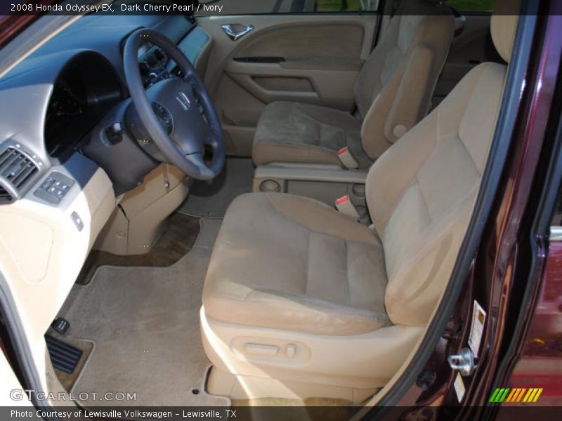 Dark Cherry Pearl / Ivory 2008 Honda Odyssey EX