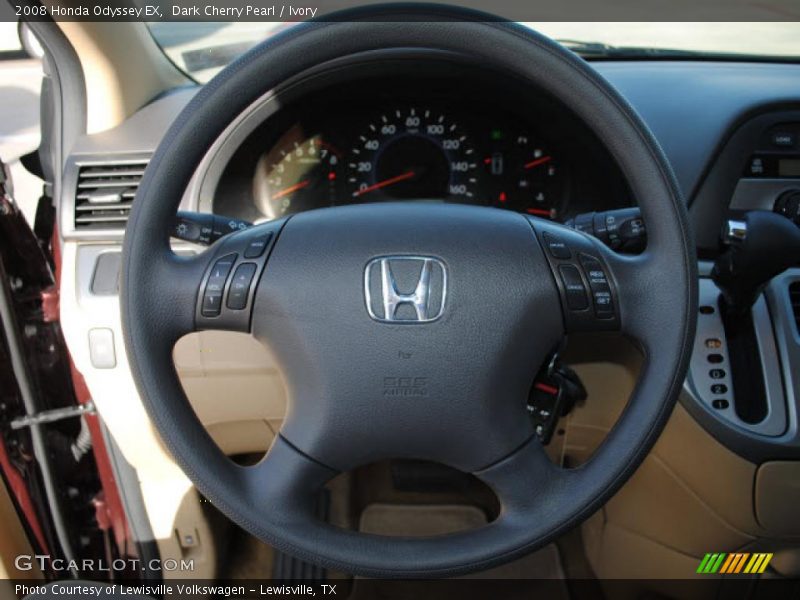 Dark Cherry Pearl / Ivory 2008 Honda Odyssey EX