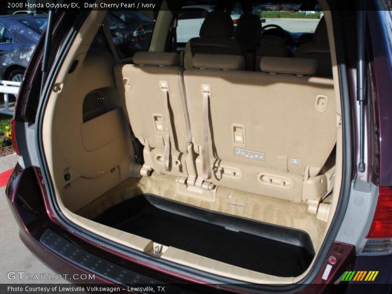 Dark Cherry Pearl / Ivory 2008 Honda Odyssey EX