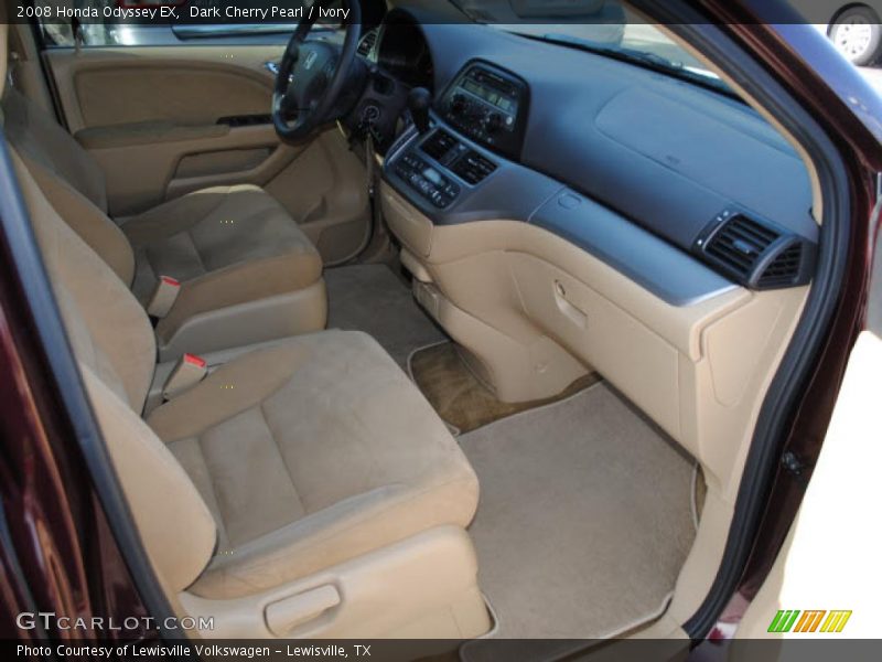 Dark Cherry Pearl / Ivory 2008 Honda Odyssey EX