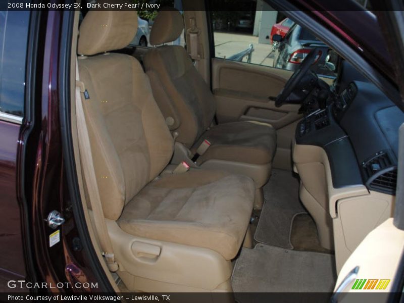 Dark Cherry Pearl / Ivory 2008 Honda Odyssey EX