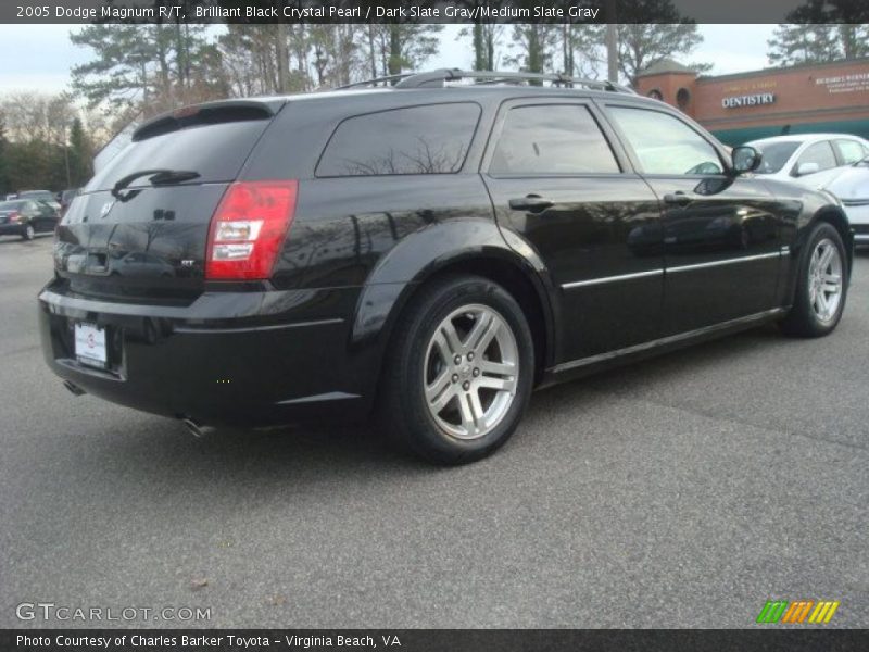 Brilliant Black Crystal Pearl / Dark Slate Gray/Medium Slate Gray 2005 Dodge Magnum R/T