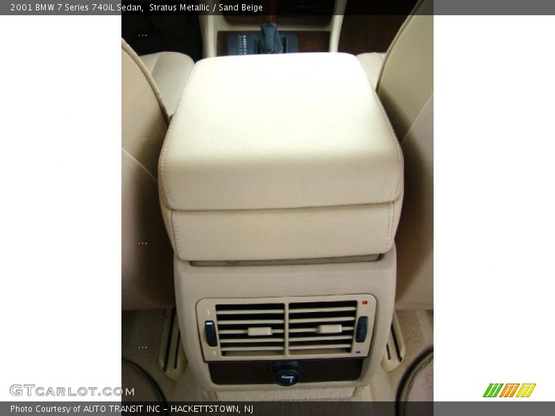 Stratus Metallic / Sand Beige 2001 BMW 7 Series 740iL Sedan