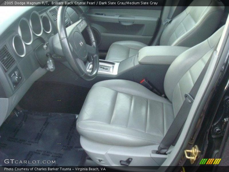 Brilliant Black Crystal Pearl / Dark Slate Gray/Medium Slate Gray 2005 Dodge Magnum R/T