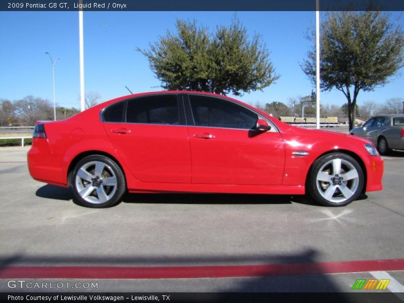 Liquid Red / Onyx 2009 Pontiac G8 GT