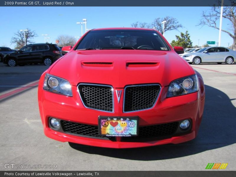 Liquid Red / Onyx 2009 Pontiac G8 GT