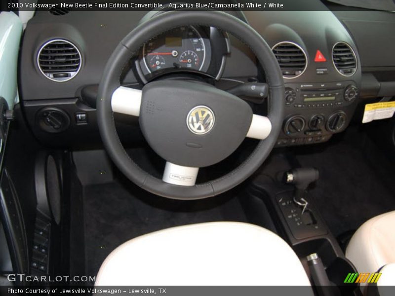 Aquarius Blue/Campanella White / White 2010 Volkswagen New Beetle Final Edition Convertible