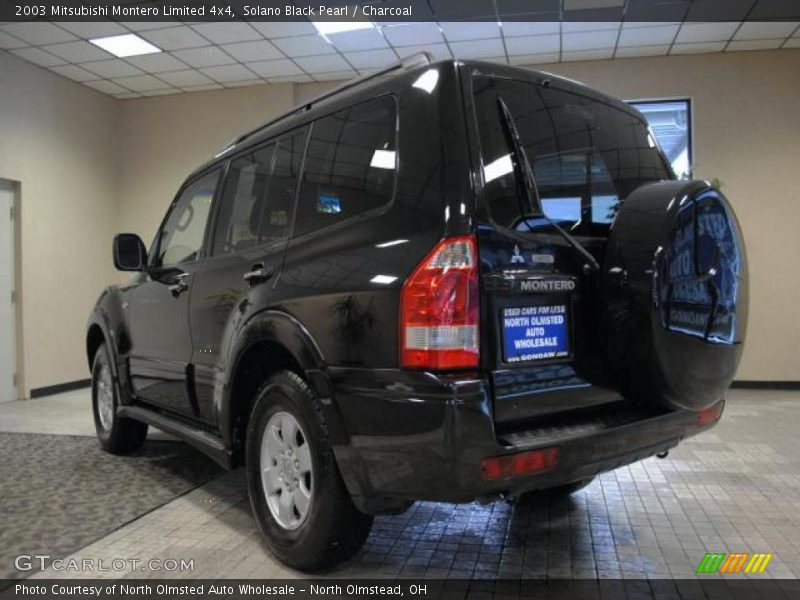 Solano Black Pearl / Charcoal 2003 Mitsubishi Montero Limited 4x4