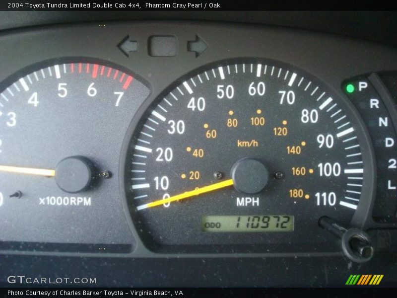 Phantom Gray Pearl / Oak 2004 Toyota Tundra Limited Double Cab 4x4