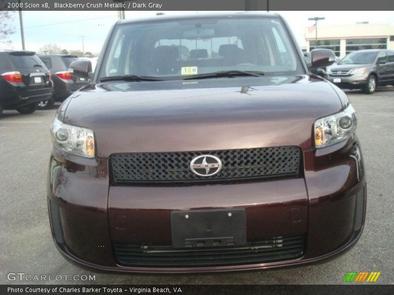 Blackberry Crush Metallic / Dark Gray 2008 Scion xB