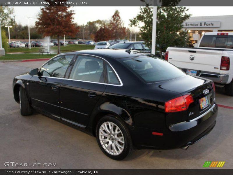 Brilliant Black / Black 2008 Audi A4 2.0T Sedan
