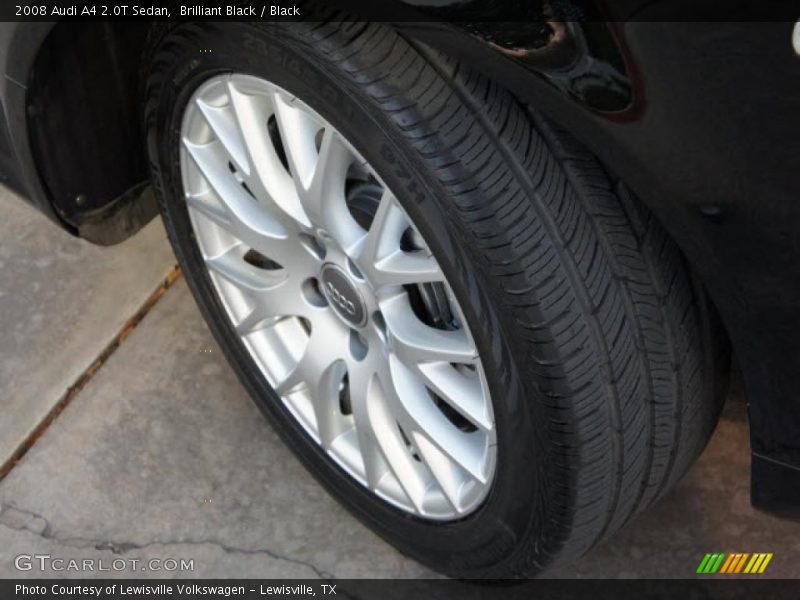 Brilliant Black / Black 2008 Audi A4 2.0T Sedan