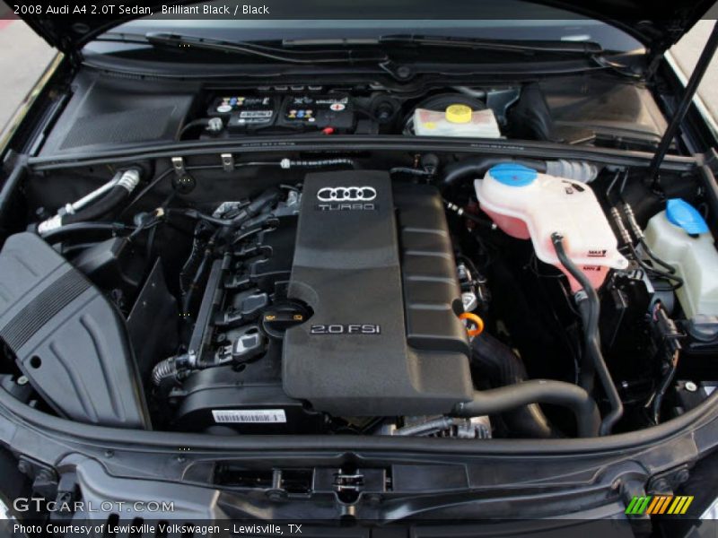 Brilliant Black / Black 2008 Audi A4 2.0T Sedan