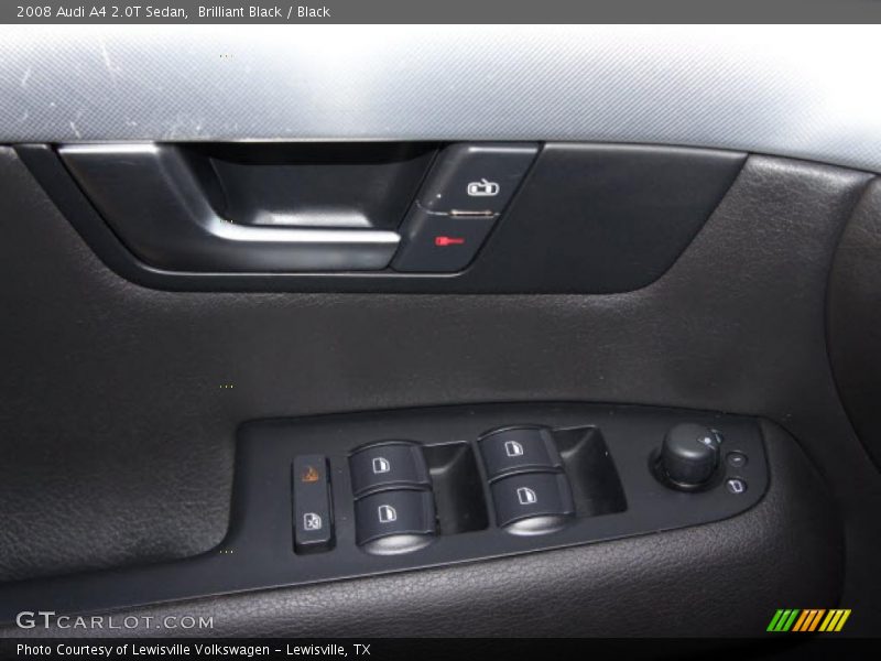 Brilliant Black / Black 2008 Audi A4 2.0T Sedan