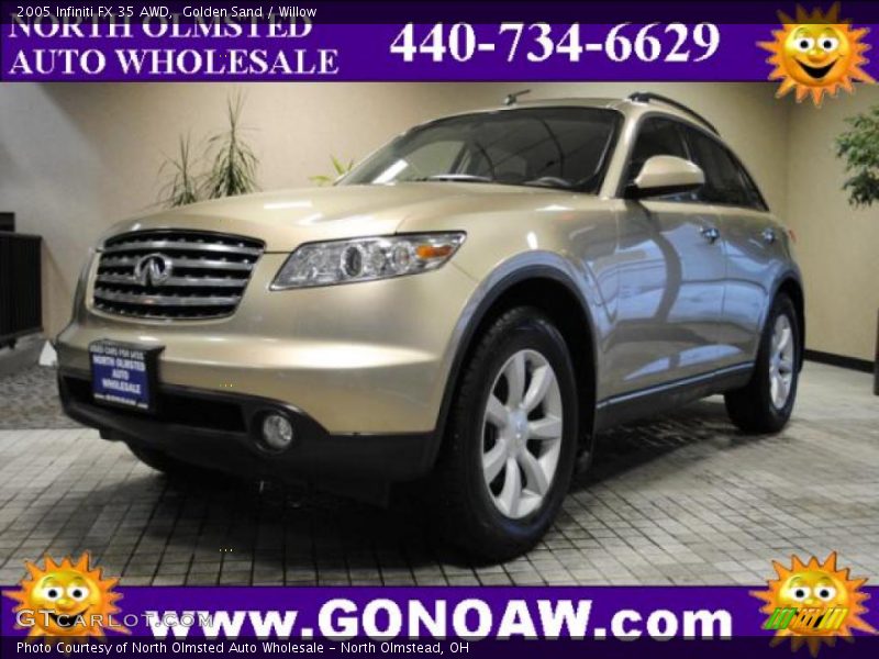 Golden Sand / Willow 2005 Infiniti FX 35 AWD