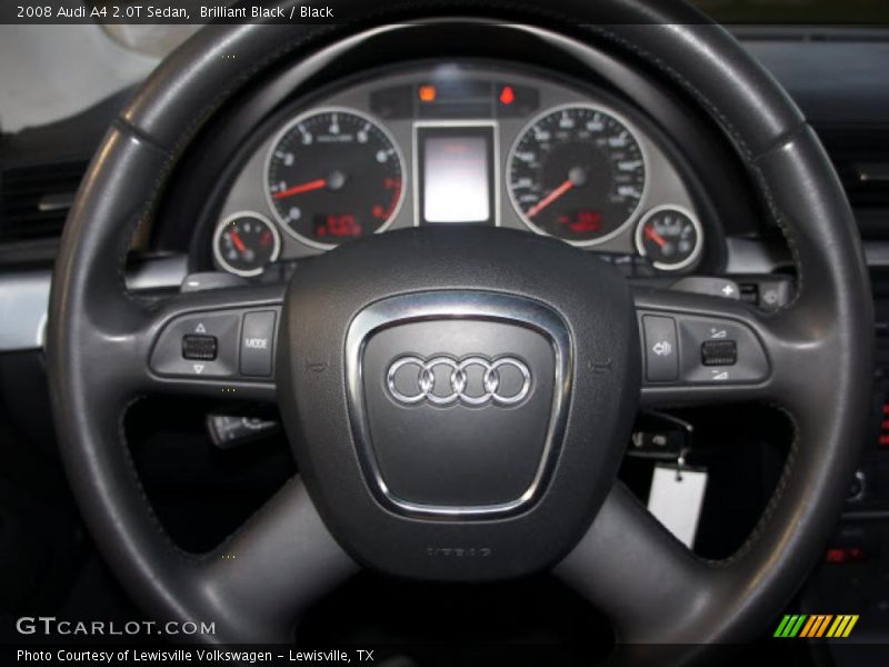 Brilliant Black / Black 2008 Audi A4 2.0T Sedan