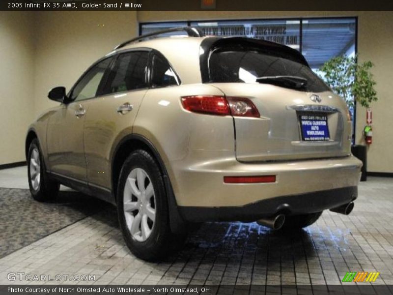 Golden Sand / Willow 2005 Infiniti FX 35 AWD