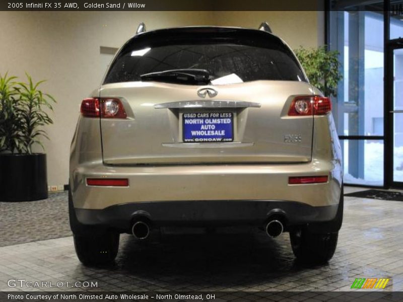 Golden Sand / Willow 2005 Infiniti FX 35 AWD