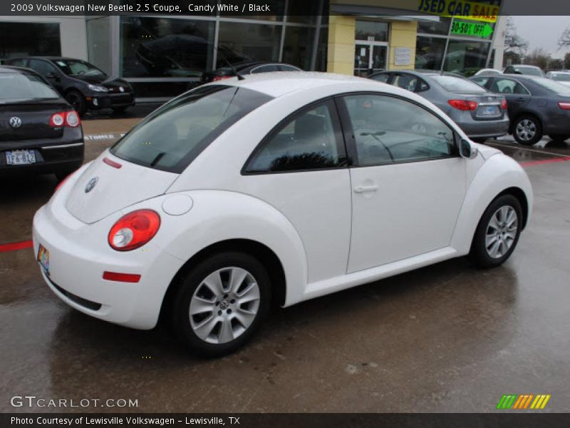 Candy White / Black 2009 Volkswagen New Beetle 2.5 Coupe