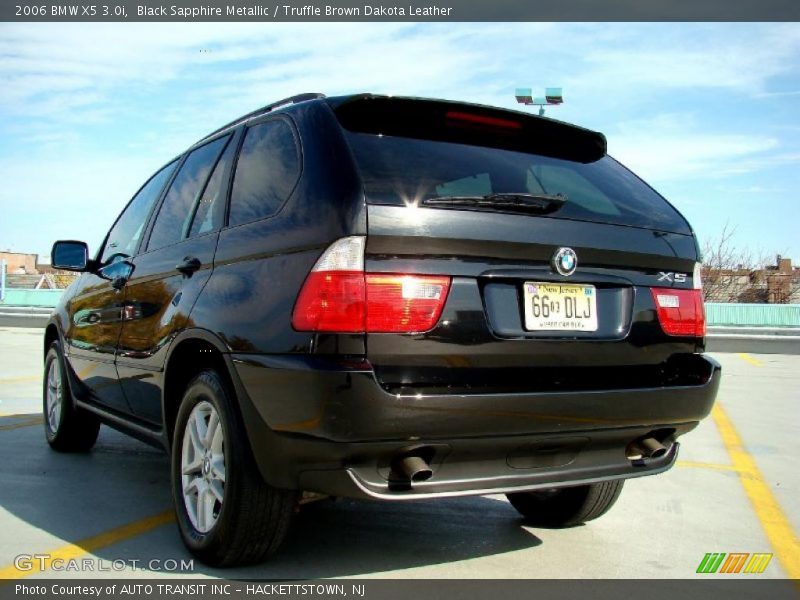 Black Sapphire Metallic / Truffle Brown Dakota Leather 2006 BMW X5 3.0i