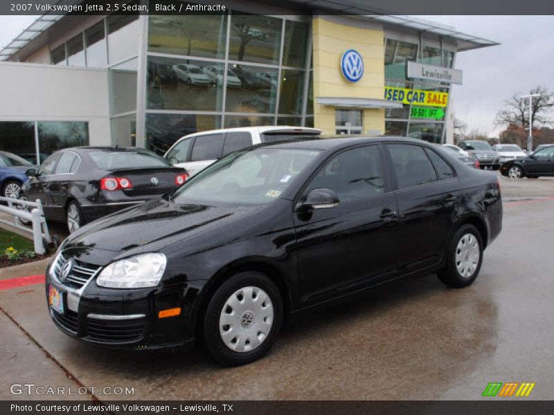 Black / Anthracite 2007 Volkswagen Jetta 2.5 Sedan