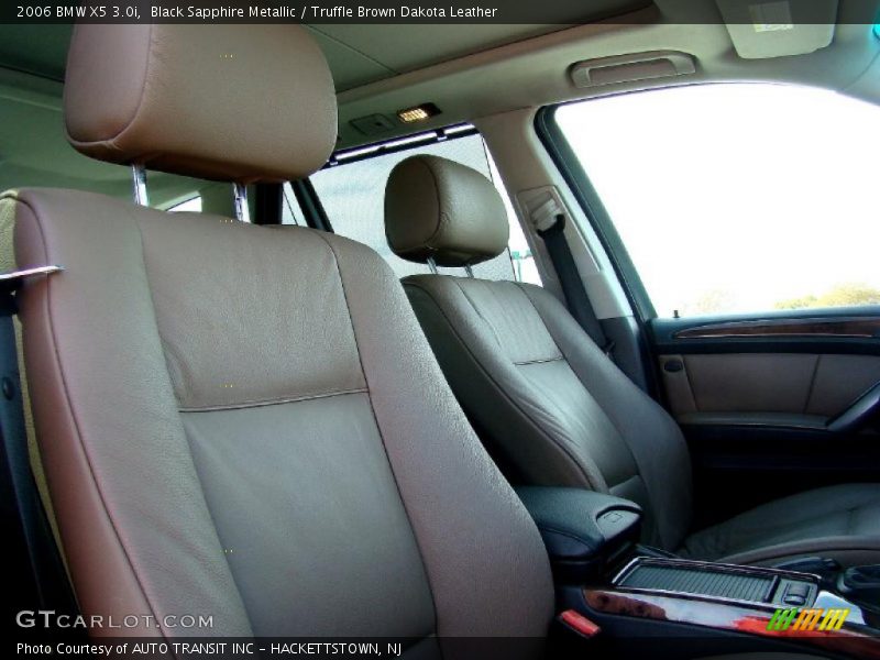 Black Sapphire Metallic / Truffle Brown Dakota Leather 2006 BMW X5 3.0i