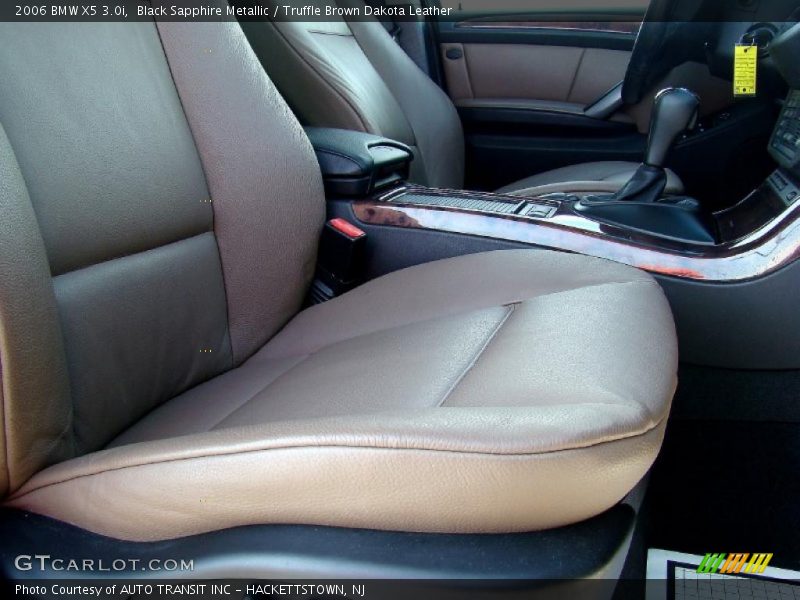 Black Sapphire Metallic / Truffle Brown Dakota Leather 2006 BMW X5 3.0i