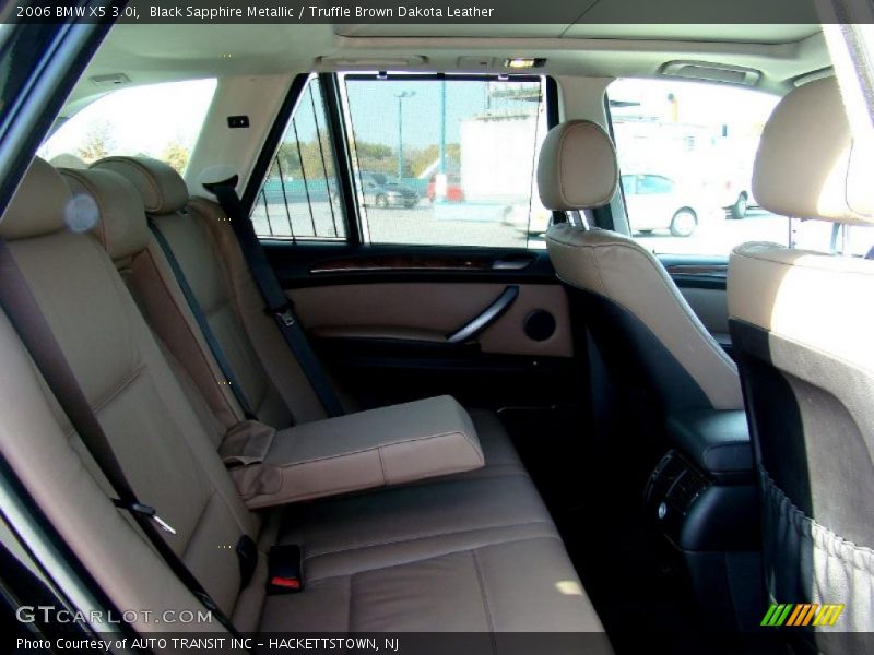 Black Sapphire Metallic / Truffle Brown Dakota Leather 2006 BMW X5 3.0i