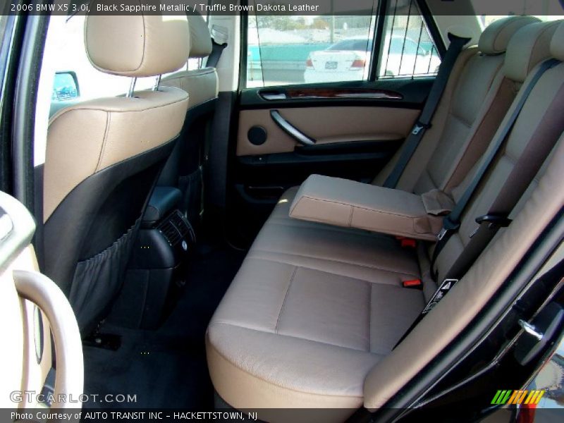 Black Sapphire Metallic / Truffle Brown Dakota Leather 2006 BMW X5 3.0i