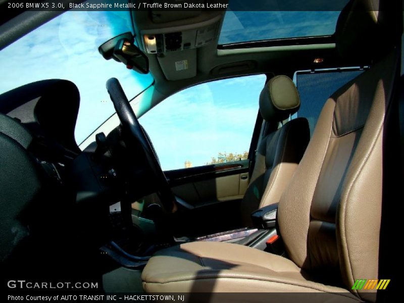 Black Sapphire Metallic / Truffle Brown Dakota Leather 2006 BMW X5 3.0i