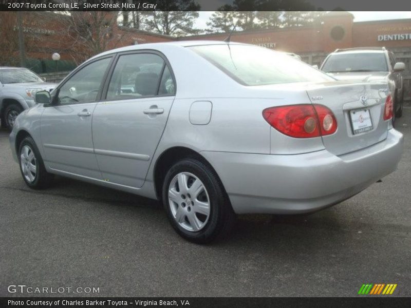 Silver Streak Mica / Gray 2007 Toyota Corolla LE