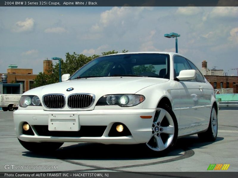 Alpine White / Black 2004 BMW 3 Series 325i Coupe