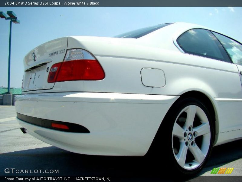 Alpine White / Black 2004 BMW 3 Series 325i Coupe