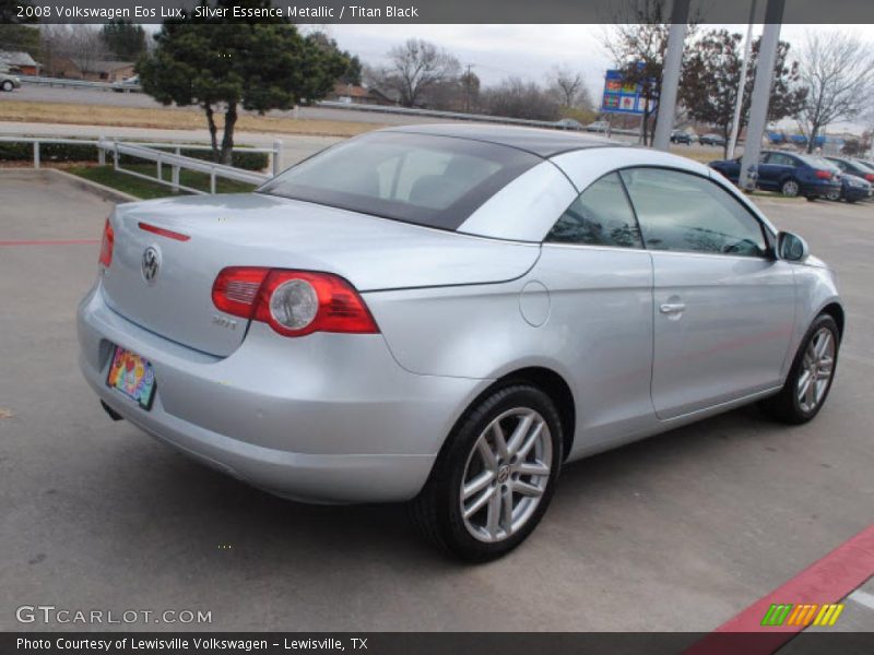 Silver Essence Metallic / Titan Black 2008 Volkswagen Eos Lux