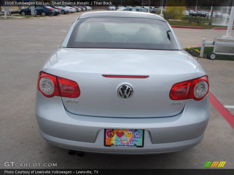 Silver Essence Metallic / Titan Black 2008 Volkswagen Eos Lux
