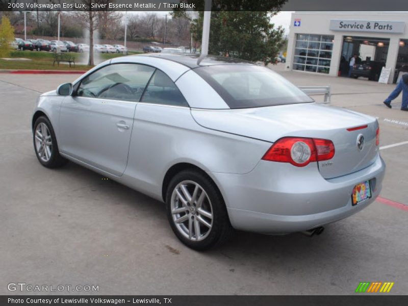 Silver Essence Metallic / Titan Black 2008 Volkswagen Eos Lux