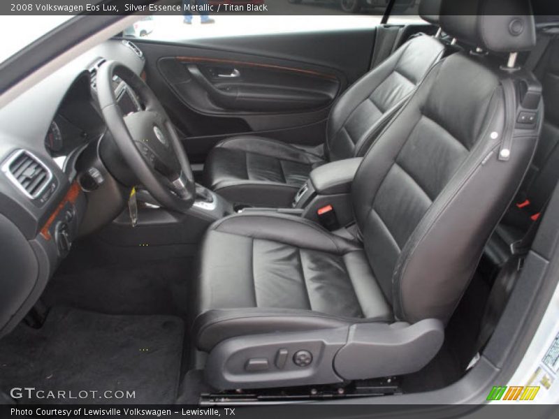  2008 Eos Lux Titan Black Interior