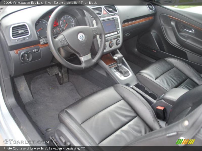 Titan Black Interior - 2008 Eos Lux 