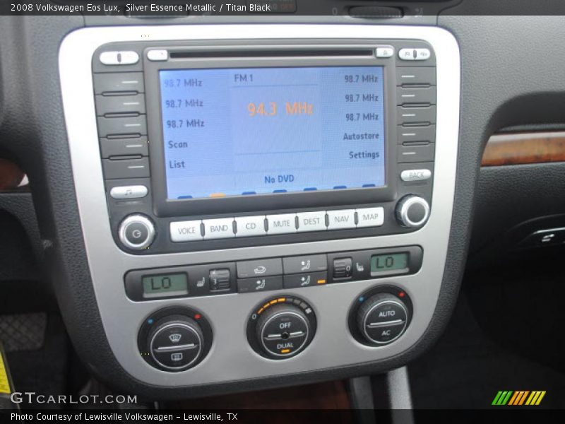 Controls of 2008 Eos Lux
