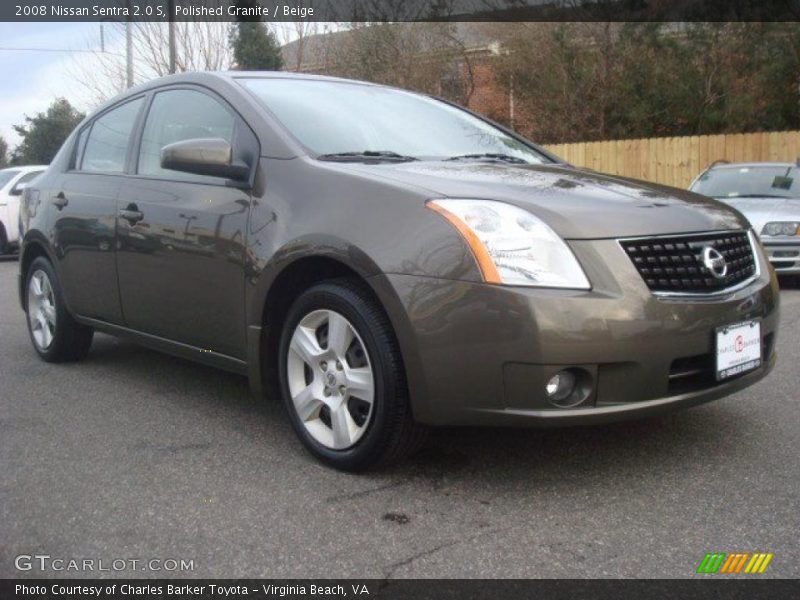 Polished Granite / Beige 2008 Nissan Sentra 2.0 S