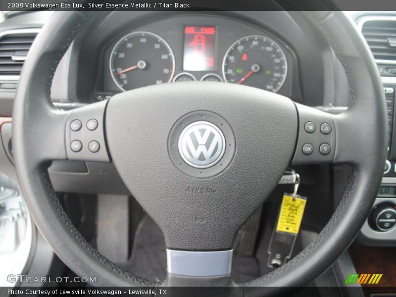 Silver Essence Metallic / Titan Black 2008 Volkswagen Eos Lux