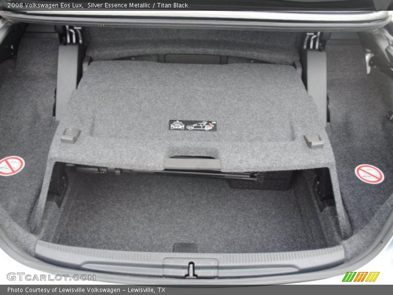 Silver Essence Metallic / Titan Black 2008 Volkswagen Eos Lux