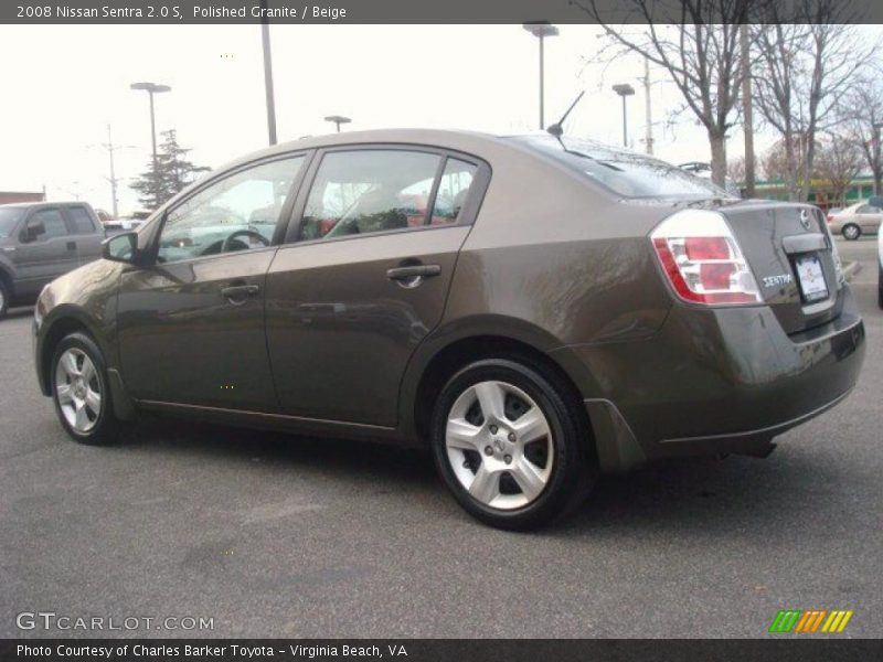 Polished Granite / Beige 2008 Nissan Sentra 2.0 S