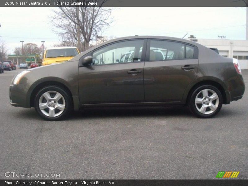 Polished Granite / Beige 2008 Nissan Sentra 2.0 S